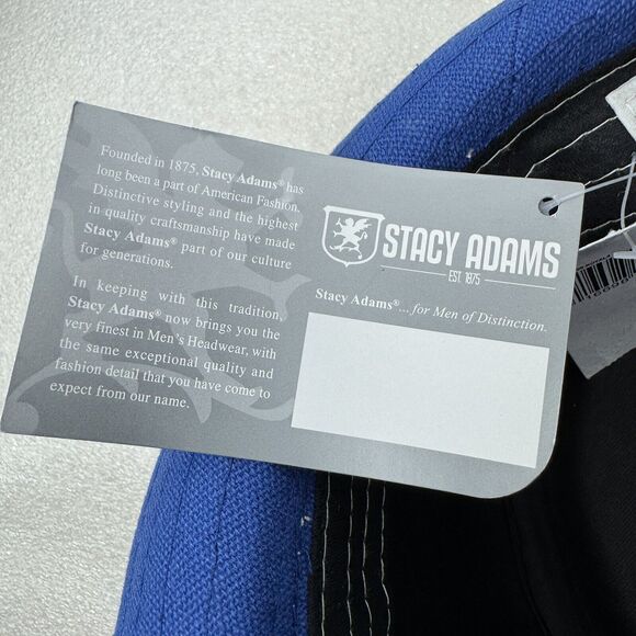 Stacy Adams Men's Contrast-Trim Fedora Hat Size: XL - Picture 12 of 12